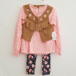 Wonder Nation Girls 3-Piece Outfit